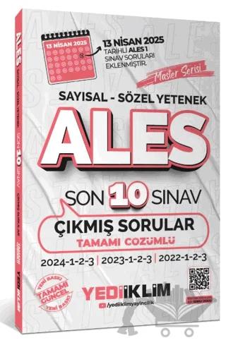 ALES Master Serisi Sayısal - Sözel Yetenek Tamamı Çözümlü Son 10 Sınav Çıkmış Sorular
