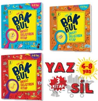 Mucit Karınca Bak Bul Dikkat Geliştiren Kitap Serisi (4-8 Yaş) YAZ-SİL