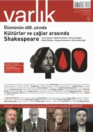 Varlık Edebiyat ve Kültür Dergisi Sayı: 1307 Ağustos 2016