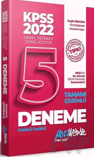 2022 KPSS Genel Yetenek Genel Kültür Tamamı Çözümlü 5 Fasikül Deneme Sınavı