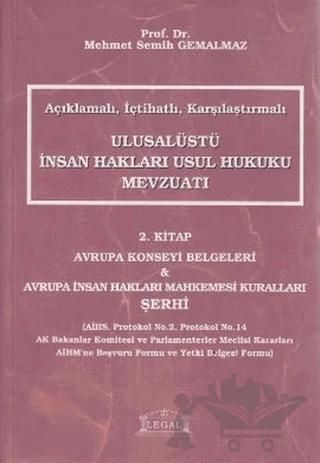 Açıklamalı, İçtihatlı, Karşılaştırmalı Ulusalüstü İnsan Hakları Usul Hukuku Mevzuatı 2. Kitap