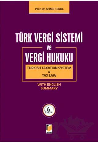 Türk Vergi Sistemi ve Vergi Hukuku