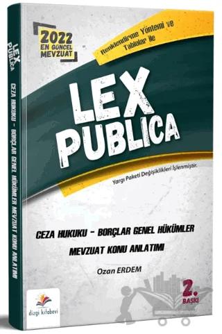 Lex Publica Hakimlik Ceza Hukuku, Borçlar Hukuku Genel Hükümler Mevzuat Konu Anlatımı
