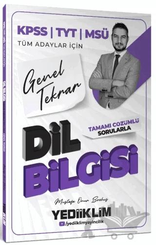 2026 KPSS TYT MSÜ Tüm Adaylar İçin Dil Bilgisi Tamamı Çözümlü Sorularla Genel Tekrar