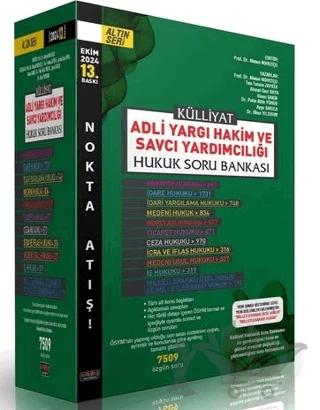 KÜLLİYAT Adli Hakim ve Savcı Yardımcılığı Hukuk Soru Bankası – Kolektif – Savaş Yayınevi kitap kapağı