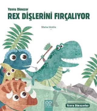 Yavru Dinozor Rex Dişlerini Fırçalıyor