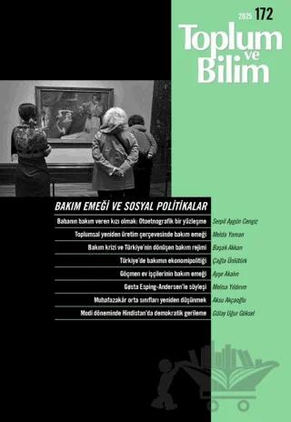 Toplum ve Bilim Dergisi Sayı: 172