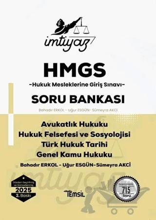 İmtiyaz HMGS Avukatlık Hukuku Hukuk Felsefesi ve Sosyolojisi Türk Hukuk Tarihi Genel Kamu Hukuku Soru Bankası