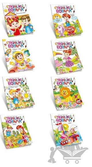Etkinlik Boyama Kitabı (8 Kitap Set)