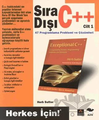 Sıra Dışı C++ Cilt 1 40 Programlama Problemi ve Çözümleri