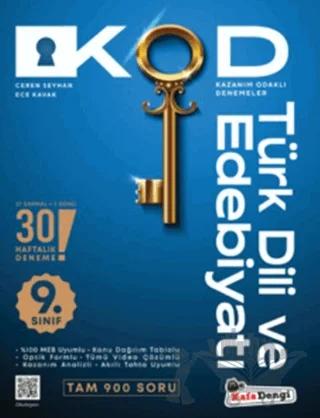 9. Sınıf Kod Türk Dili ve Edebiyatı Kazanım Odaklı Denemeleri