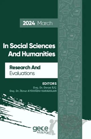 Research And Evaluations In Social Sciences And Humanities - 2024 March