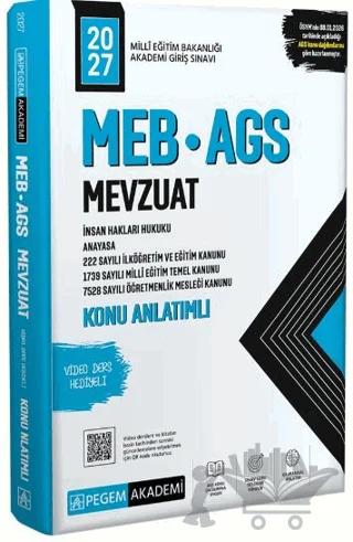 2027 MEB-AGS Mevzuat Konu Anlatımlı