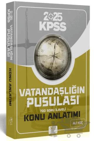 2025 KPSS Vatandaşlığın Pusulası Konu Anlatımı 700 Soru İlaveli