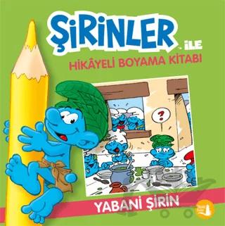 Şirinler İle Hikaye Boyama Kitabı - Yabani Şirin