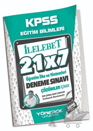 KPSS Eğitim Bilimleri Öğretim İlke ve Yöntemleri 21x7 Deneme Çözümlü