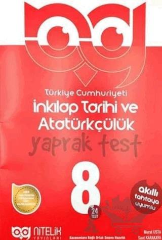 8. Sınıf T.C İnkılap Tarihi ve Atatürkçülük Yaprak Test