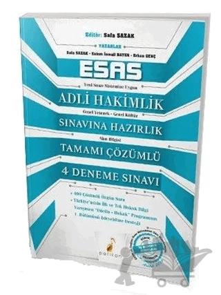 Esas Adli Hakimlik Sınavına Hazırlık Tamamı Çözümlü 4 Deneme Sınavı