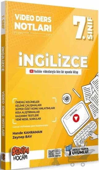 7. Sınıf İngilizce Video Ders Notları (Konu Anlatımı)