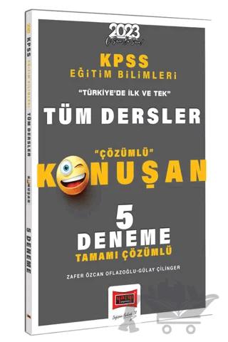 Yargı Yayınları 2023 KPSS Eğitim Bilimleri Tüm Dersler Tamamı Çözümlü Konuşan 5 Deneme