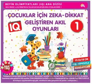 Çocuklar İçin Zeka - Dikkat Geliştiren Akıl Oyunları 1 (3-4-5-6-7 Yaş ve Üzeri)