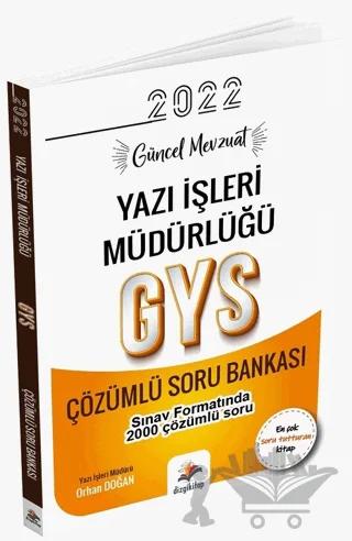 2022 GYS Yazı İşleri Müdürlüğü Çözümlü Soru Bankası