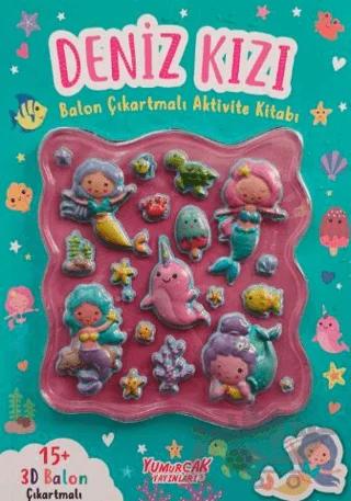 Deniz Kızı Balon Çıkartmalı Aktivite Kitabı