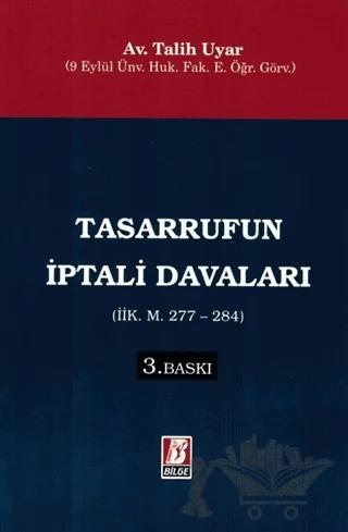 Tasarrufun İptali Davaları (İİK. M. 277 - 284)