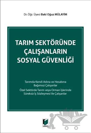Tarım Sektöründe Çalışanların Sosyal Güvenliği