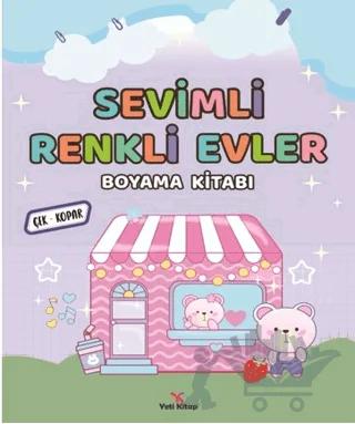 Sevimli Renkli Evler Boyama Kitabı