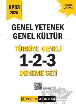 2025 KPSS Genel Yetenek Genel Kültür Tamamı Çözümlü Türkiye Geneli 1-2-3 (3'lü Deneme Seti)