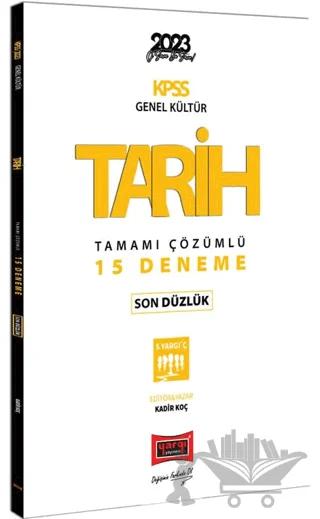 Yargı Yayınları 2023 KPSS Tarih Son Düzlük 5 Yargıç Tamamı Çözümlü 15 Deneme