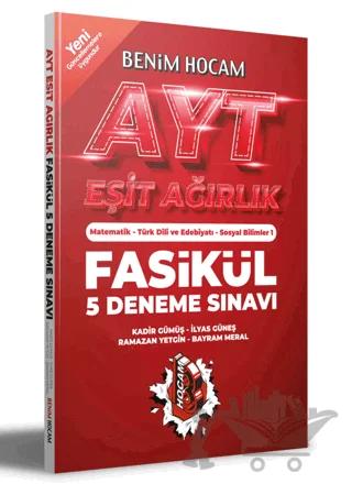 AYT Eşit Ağırlık 5 Fasikül Deneme Sınavı – Bayram Meral, İlyas Güneş, Kadir Gümüş, Ramazan Yetgin – Benim Hocam Yayınları kitap kapağı