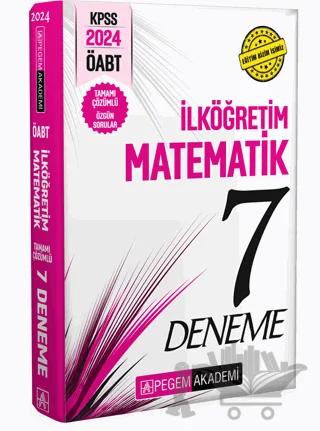 2024 KPSS ÖABT İlköğretim Matematik Öğretmenliği Tamamı Çözümlü 7 Deneme