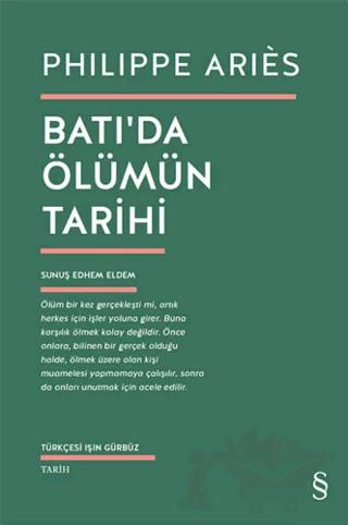 Batı’da Ölümün Tarihi – Philippe Aries – Everest Yayınları kitap kapağı