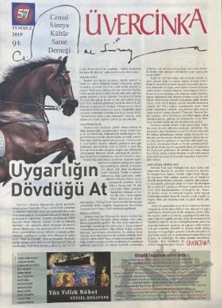 Üvercinka Dergisi Sayı: 57 Temmuz 2019