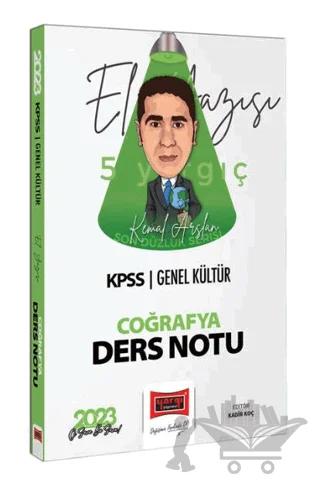 Yargı Yayınları 2023 KPSS Genel Kültür Son Düzlük El Yazısı İle Coğrafya Ders Notu
