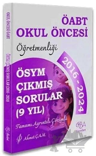 ÖABT MEB-AGS Okul Öncesi Öğretmenliği Çıkmış Sorular Son 9 Yıl Çözümlü