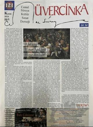 Üvercinka Dergisi Sayı: 121 Kasım 2024