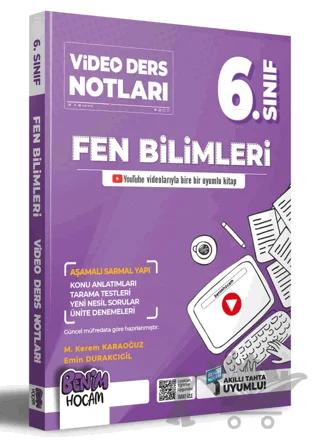 6. sınıf Fen Bilimleri Video Ders Notları (Konu Anlatımı)