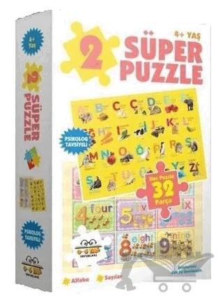 2 Süper Puzzle Alfabe – Kolektif – 0-6 Yaş Yayınları kitap kapağı