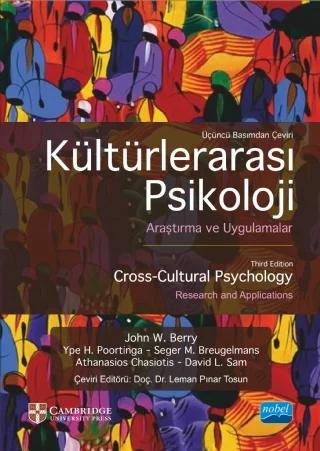 KÜLTÜRLERARASI PSİKOLOJİ - Araştırma ve Uygulamalar - CROSS-CULTURAL PSYCHOLOGY - Research and Applications