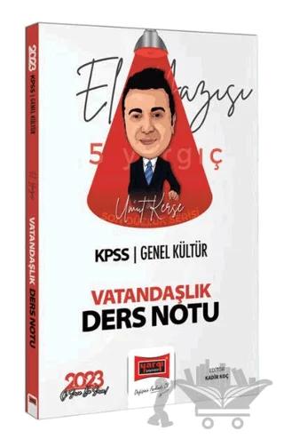 Yargı Yayınları 2023 KPSS Genel Kültür Son Düzlük El Yazısı İle Vatandaşlık Ders Notu