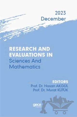 Research And Evaluations In Science And Mathematics - 2023 December – Kolektif – Gece Kitaplığı kitap kapağı
