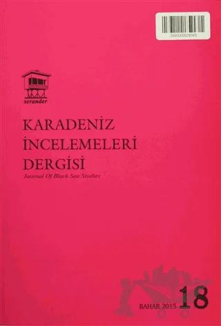 Karadeniz İncelemeleri Dergisi Sayı: 18