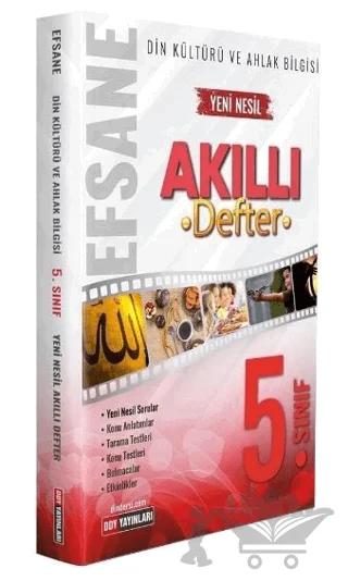 5. Sınıf Din Kültürü ve Ahlak Bilgisi Efsane Akıllı Defter – Kolektif – DDY Yayınları kitap kapağı