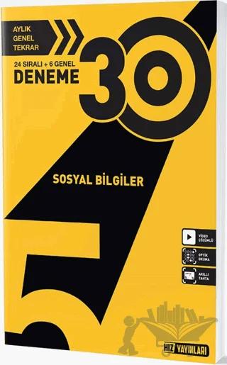 5. Sınıf Sosyal Bilgiler 30 Deneme