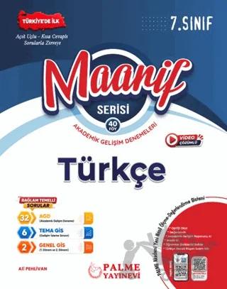 7. Sınıf Maarif Türkçe Akademik Gelişim Denemeleri (40 Fasikül)