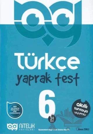 6. Sınıf Türkçe 24 Yaprak Test