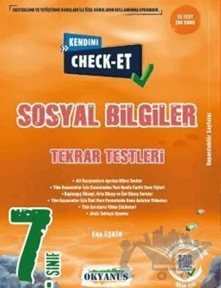 7. Sınıf Kendini Check - Et Sosyal Bilgiler Tekrar Testleri